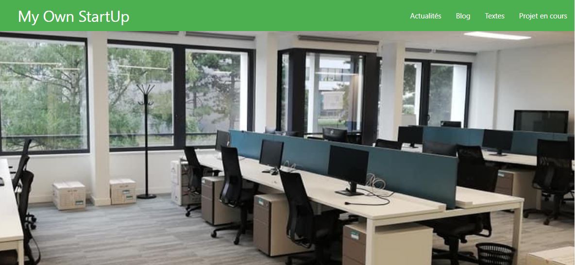 Escritorio una pantalla de computador